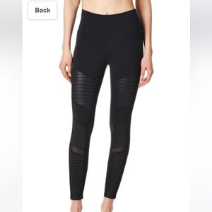 Alo Yoga leggings moto style black